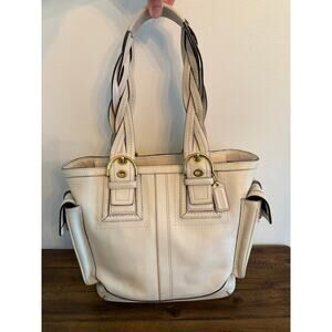 Coach Soho Dylan Parchment Vachetta Leather XL Tote 10050